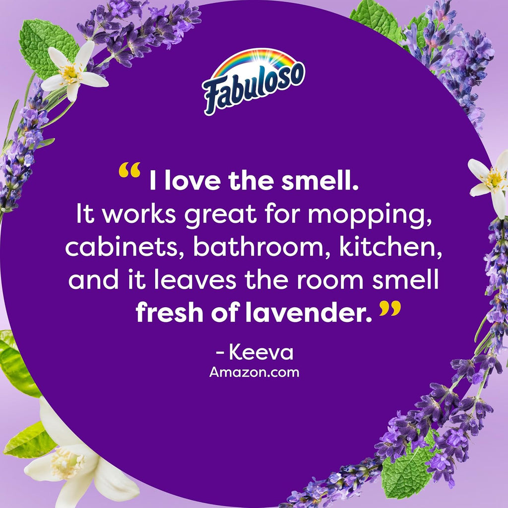 Multi-Purpose Cleaner & Floor Cleaner, 2X Concentrated, Lavender Scent, 56 Fluid Ounces