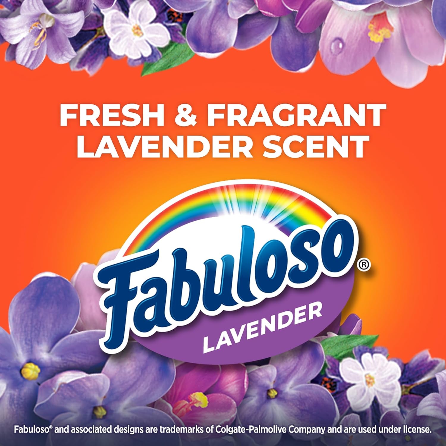 Ultra Strong 13 Gallon Trash Bags, Tall Kitchen Trash Bags 13 Gallon Size, Resist Leaks, Punctures, and Rips, Continuous Odor Control, White, Fabuloso Lavender Scent, 80 Bags