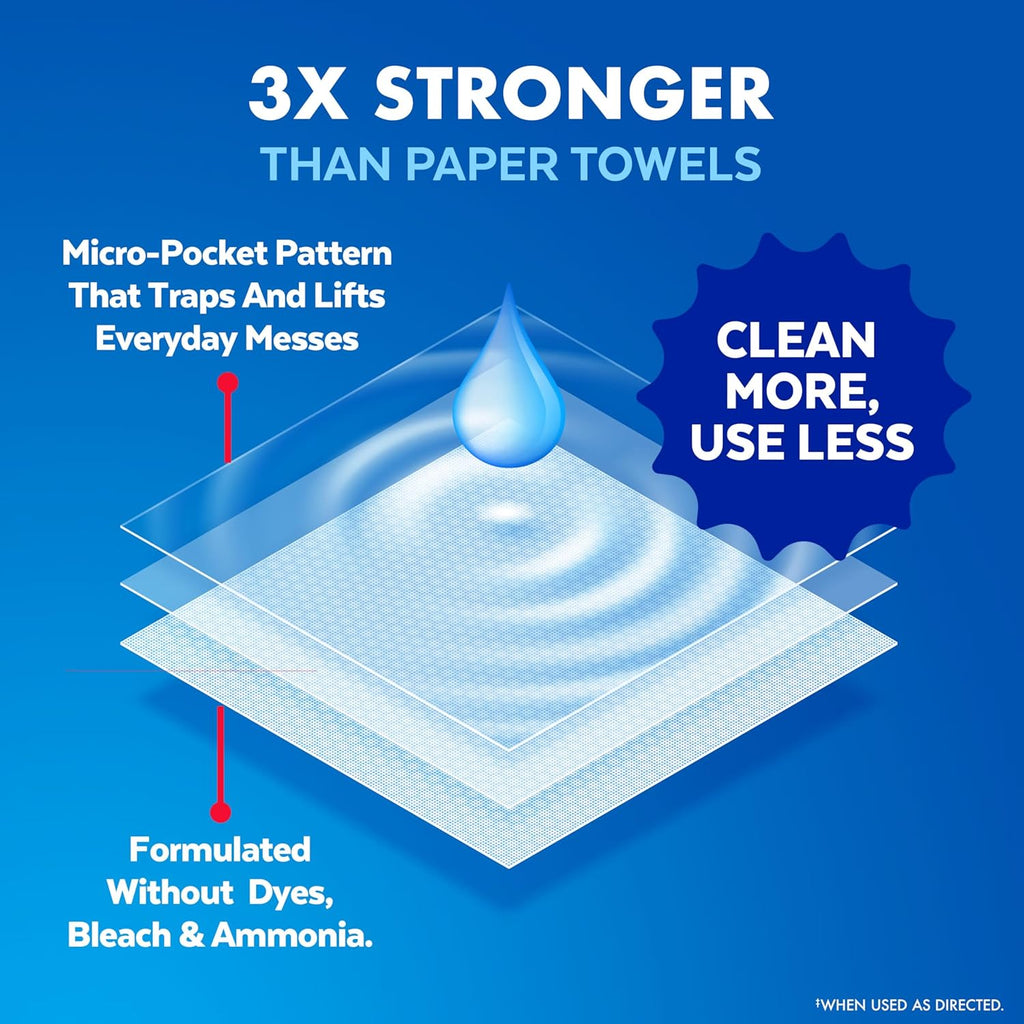 Disinfecting Wipes, All Purpose Cleaner, Multi-Surface Antibacterial Cleaning Wipes, Household Cleaning Supplies, Dorm Essentials, Lemon + Mango & Hibiscus + Crisp Linen Scent, 80 Ct. (4 Pack)