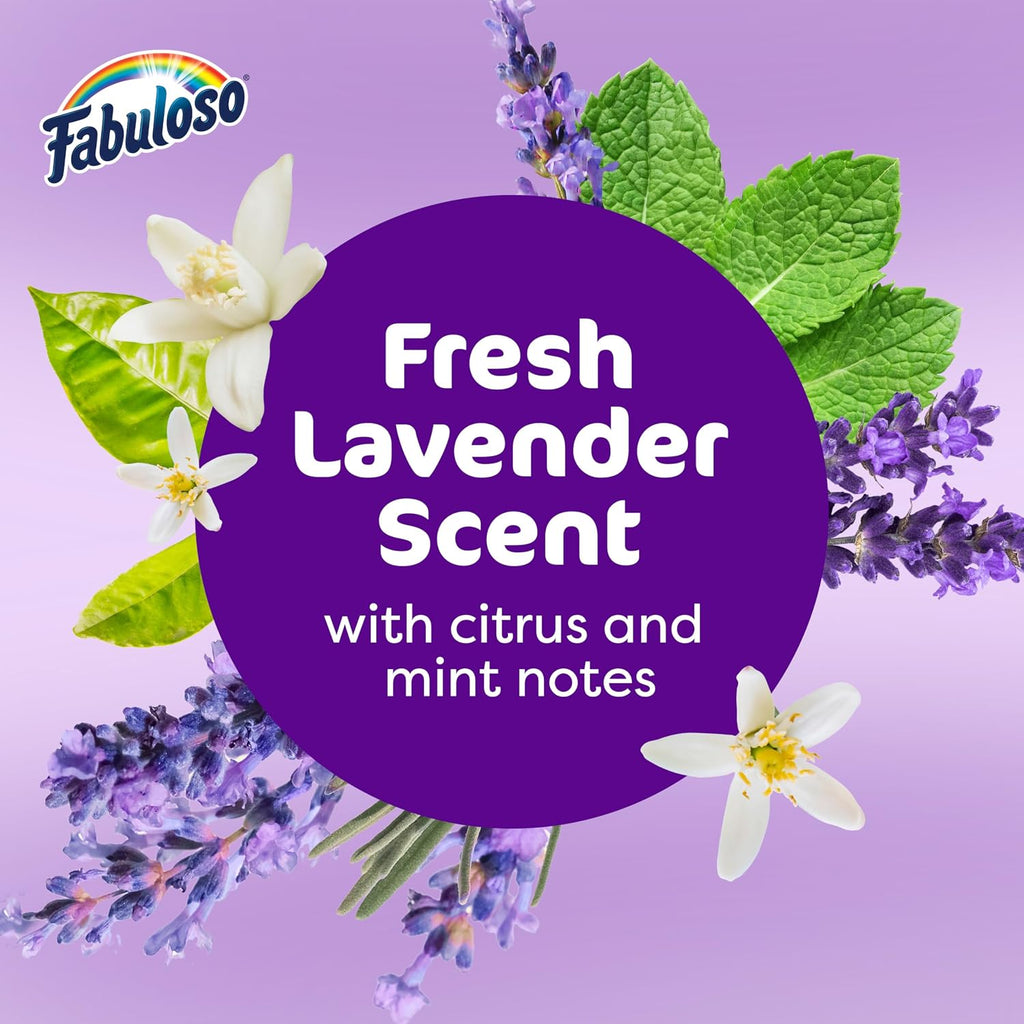 Multi-Purpose Cleaner & Floor Cleaner, 2X Concentrated, Lavender Scent, 56 Fluid Ounces